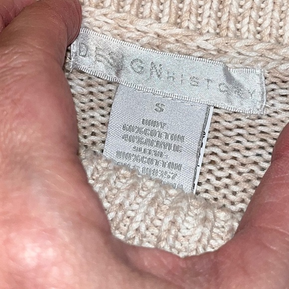 🤍DESIGN HISTORY Puff Sleeve Knit Top – Size S - Picture 2 of 7